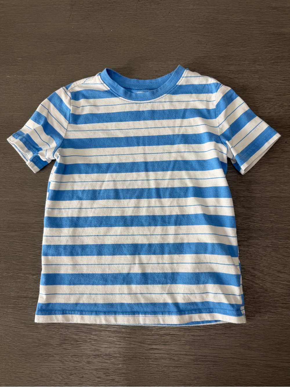 jumping beans Blue & White Striped Short Sleeve Tee
